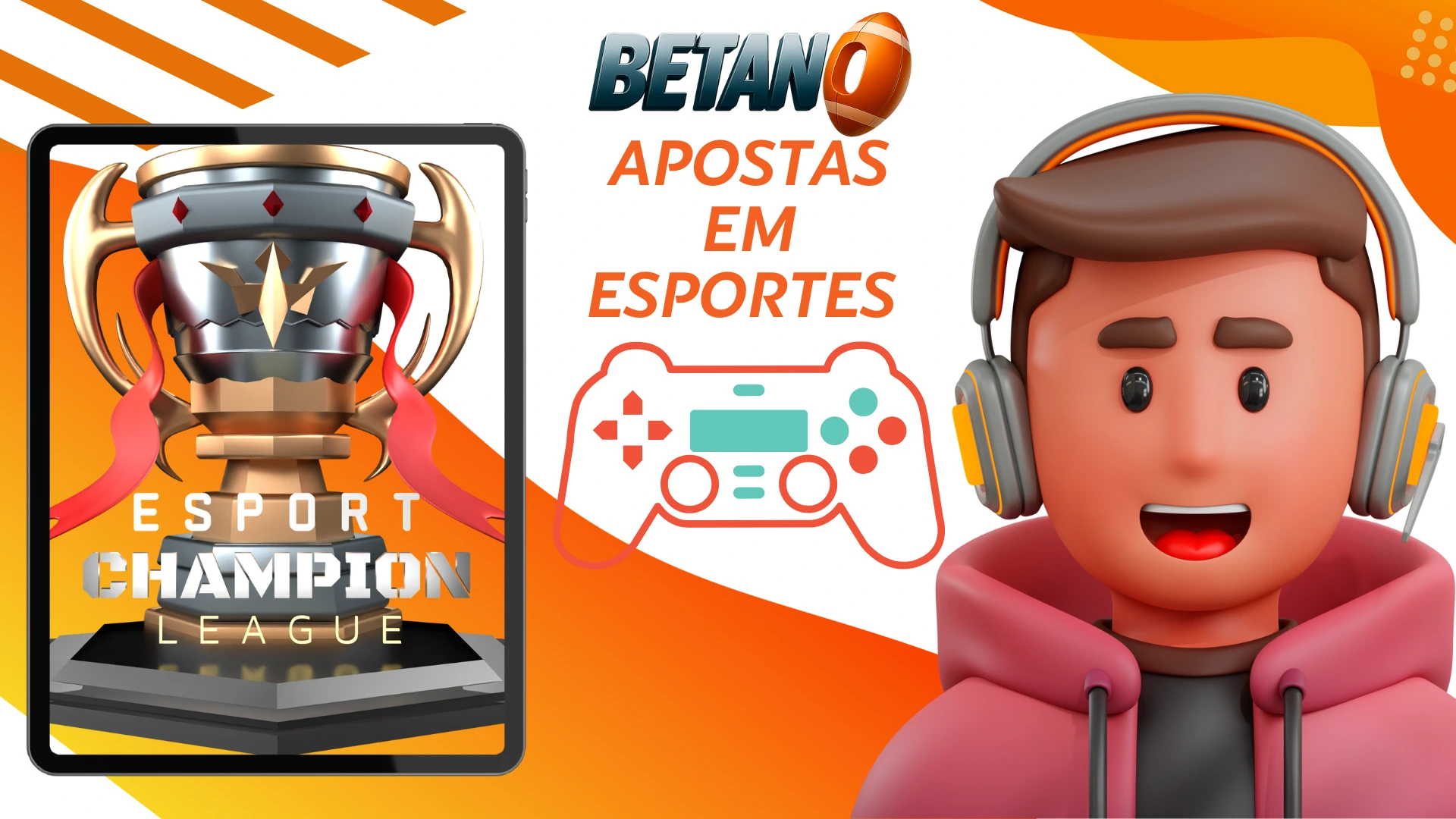 Seleção de esportes para apostas no Betano