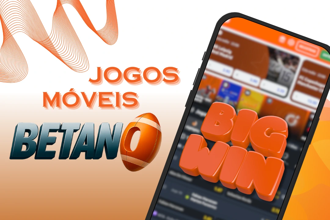 Smartphone exibindo o app Betano em iOS e Android